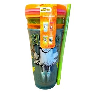 Minions Glow in the Dark 4 Pack Cups Zak! NEW 24 oz BPA Free Halloween Spooky